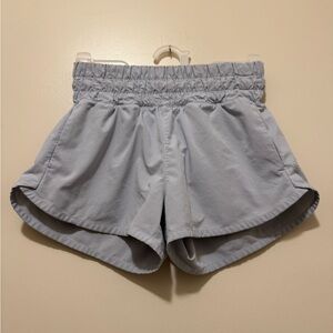 Athleta Light Blue Girls Athletic Shorts